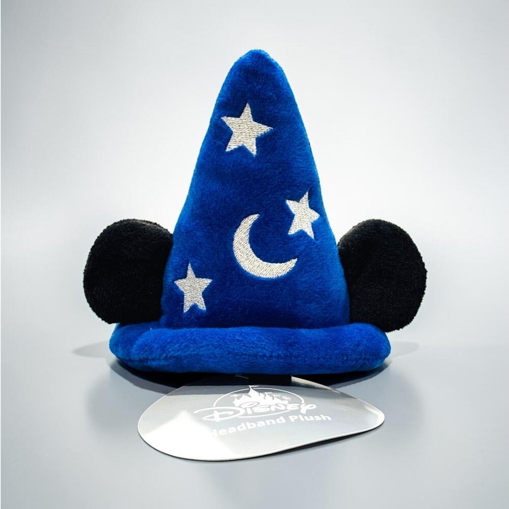 Disney Parks 2026 Create Your Own Headband Sorcerer Mickey Hat Plush NWT